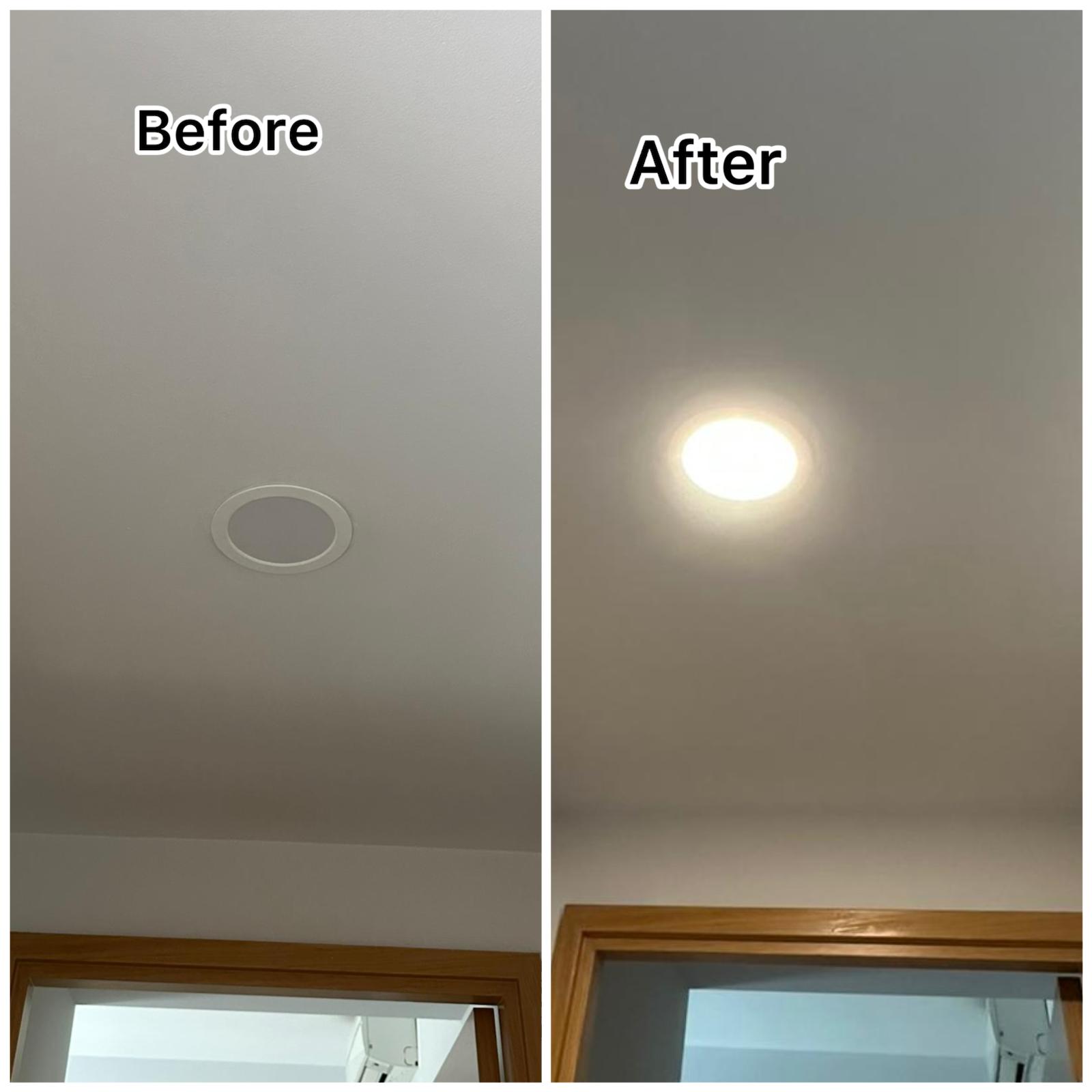 Ceiling LED Downlight Replacement & Installation Service in Singapore